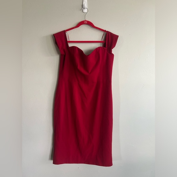 Dress the population - Garnet Dress Off the shoulder - Picture 3 of 4